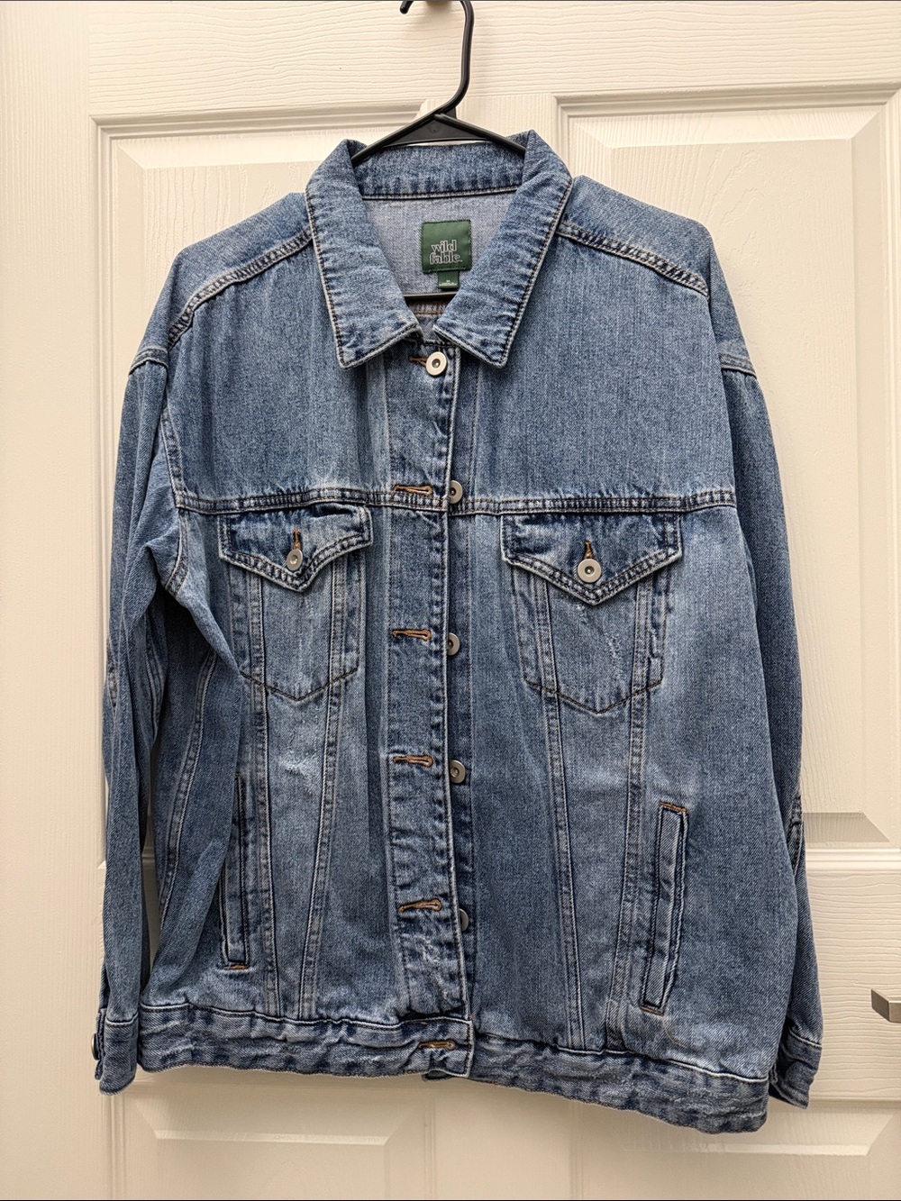 wild fable Light Blue Denim Jacket - Classic Jean Jacket